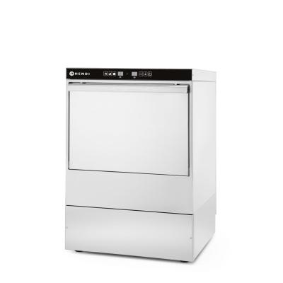 Myčka na nádobí 50x50 - elektronicky řízená, HENDI, Kitchen Line, 400V/6600W, 570x600x(H)830mm | 231753